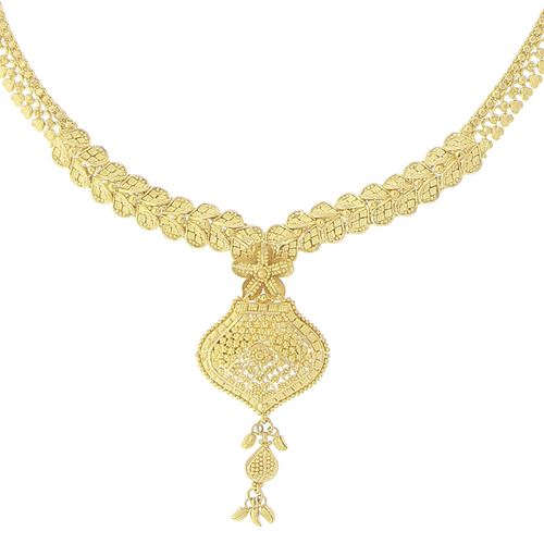 Andaaz Jewelers | Shop Plain Gold Necklace Sets