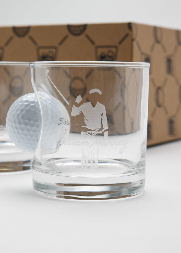 golf whiskey glasses