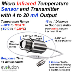 Micro Infrared Temperature Sensors and Transmitter