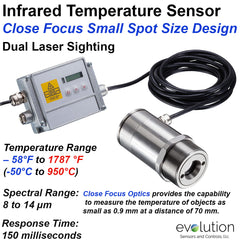 Small Spot Size Infrared Temperature Sensor 