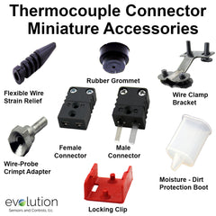 Type J Miniature Thermocouple Connector Accessories