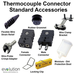 Thermocouple Connectors Accessories for Standard Size Design