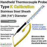 Handheld Thermocouple Probe