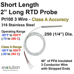 RTD Probe 2 inches Long