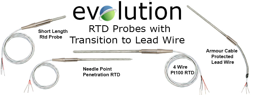 RTD Probes with Transition to Lead Wire