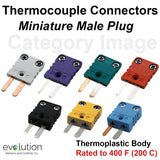 Miniature Male Thermocouple Connectors