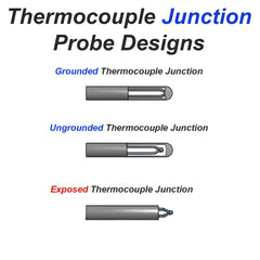 Thermocouple Junction Probe Designs