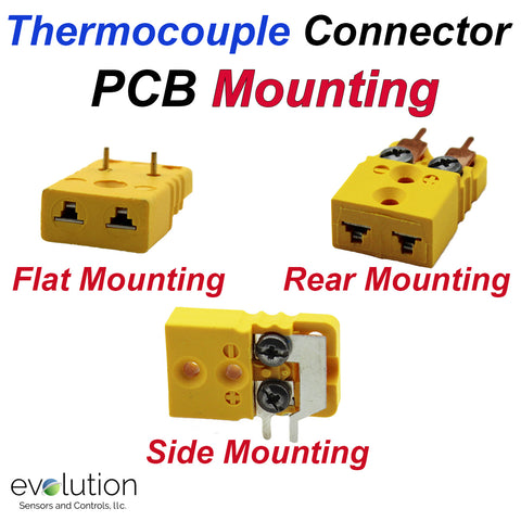 Thermocouple Connector with PCB Mounting