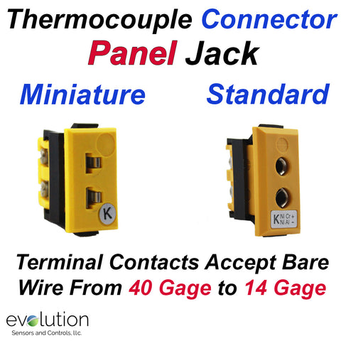 Thermocouple Connector Panel Jack