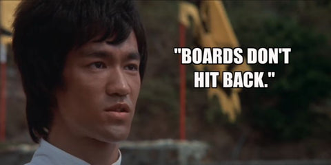 Bruce Lee - Boards Don't Hit Back