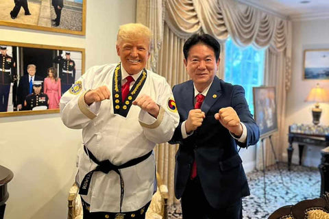 Donald Trump Taekwondo Black Belt