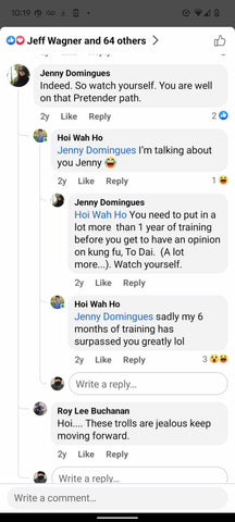 Hoi Wah Ho Jenny Dominigues Threats