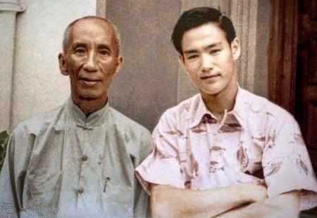 Real life Ip Man and Bruce Lee