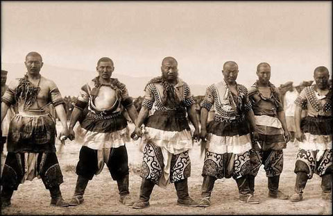 Mongolian Wrestlers Inner Mongolia