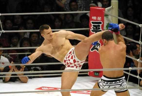 Mirko Cro Cop was the most feared striker in MMA at one point. He had great sprawl and brawl, but the ring also helped.