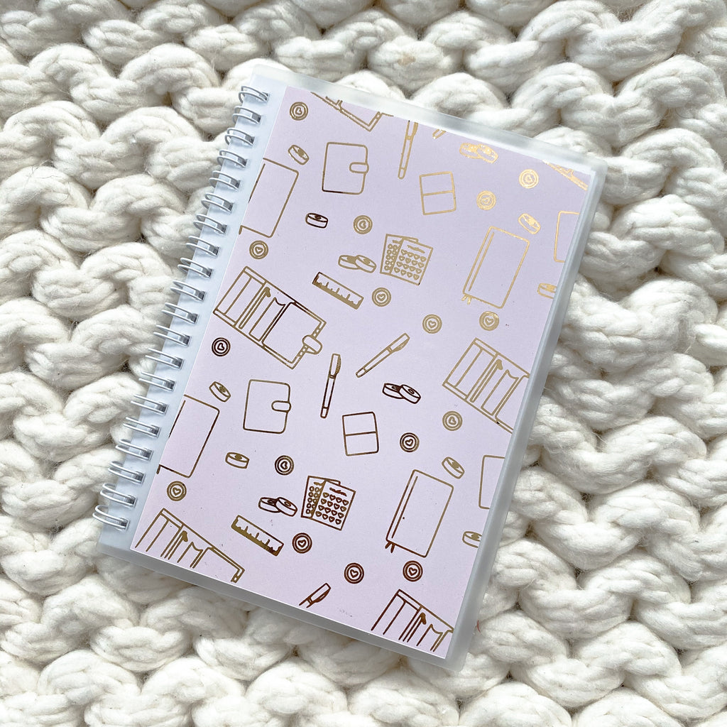 Sticker Reusable Book: Marble Planner Supplies + Foiled Organizer Foil –  Samantha Mae Sticks