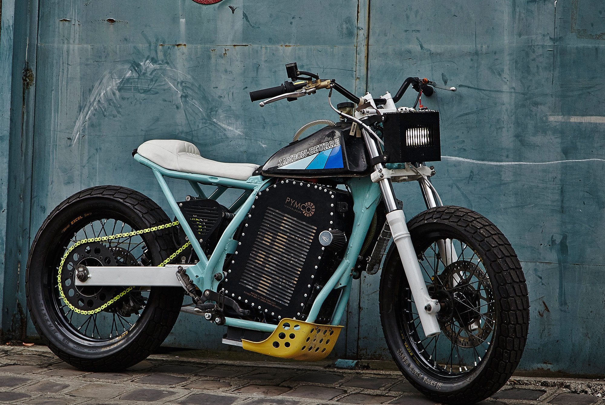 electric scrambler motorcycle