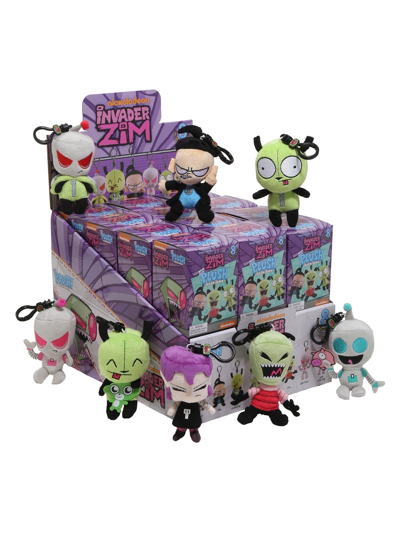 Plush Clips - Invader Zim - TheMysteryShack