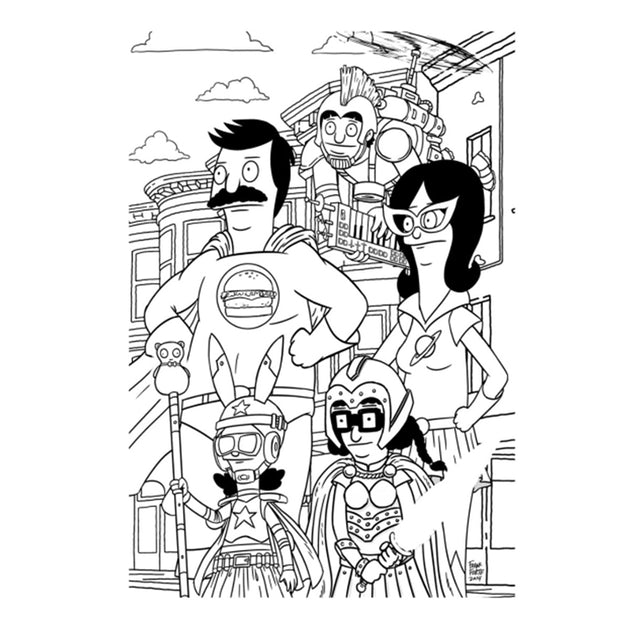 The Official Bob'S Burgers Coloring Book- Bob'S Burgers - Themysteryshack