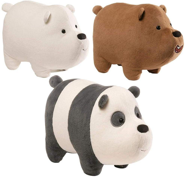 we bare bears magnetic stackable plush