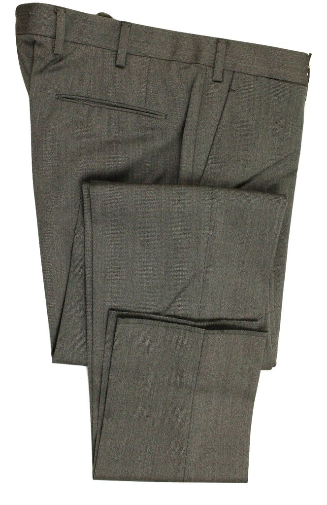 Vigano – Gray Worsted Wool Pants – PEURIST