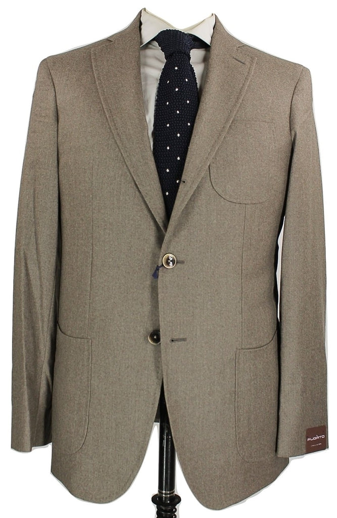 Fugato - Light Brown Wool Flannel Suit – PEURIST