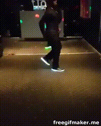 running man dance led shoes light up shoes