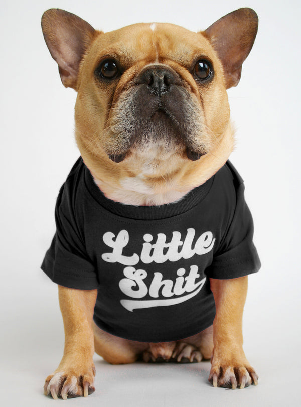 Little Shit Dog Tee - Club Huey