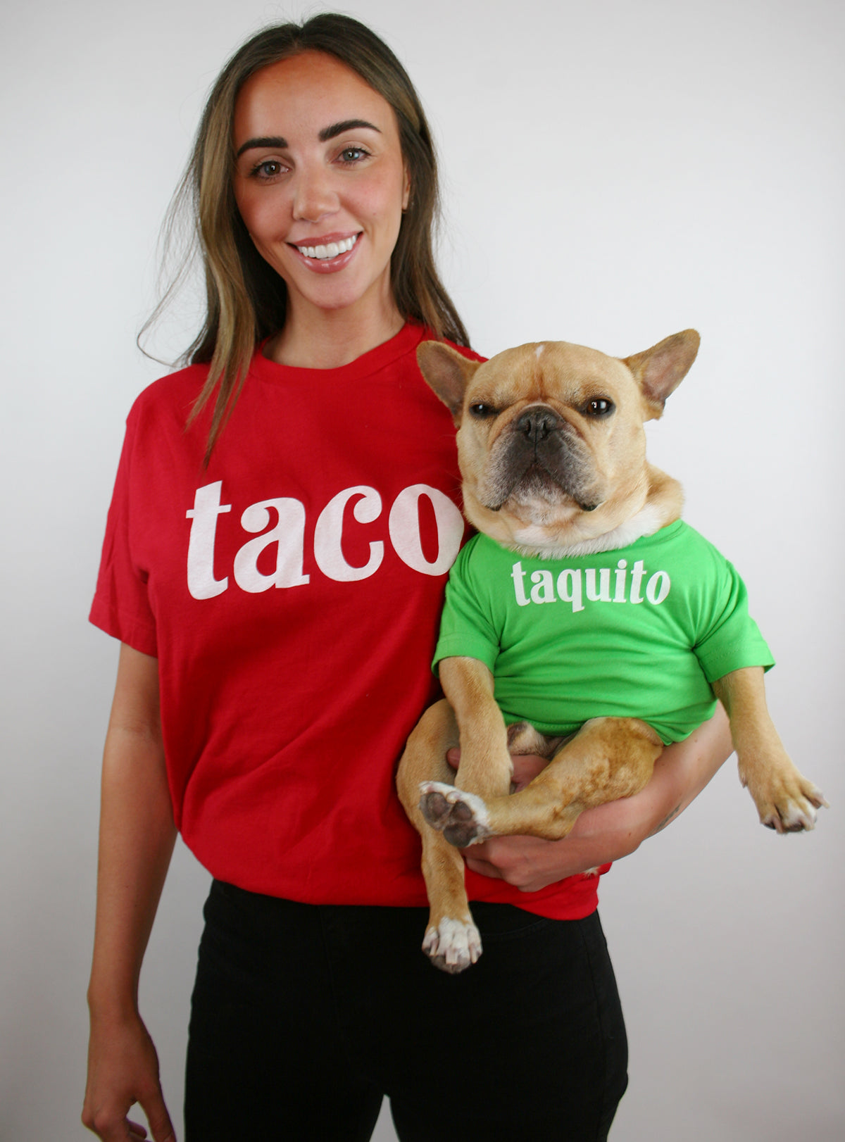 Taco + Taquito Matching T-Shirt Set