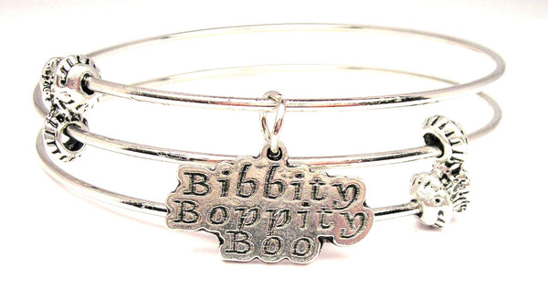 Bibbity Boppity Boo Triple Style Expandable Bangle Bracelet