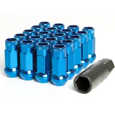 Muteki Sr48 Blue Open Ended Lugnuts 12x1 25 12x1 5 System Motorsports