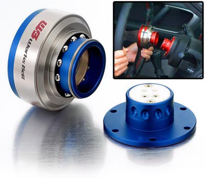 Works Bell Rapfix Steering Wheel Quick Release - Blue – System