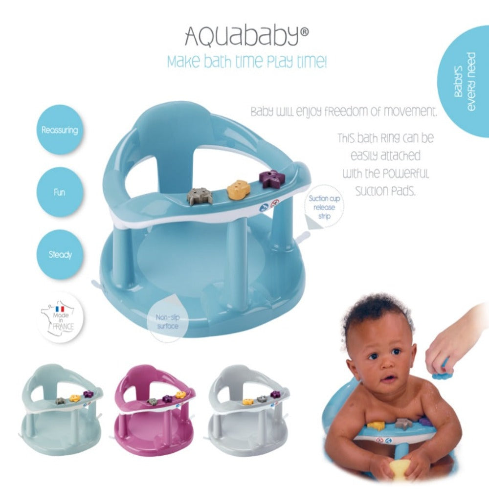 Siège pour bébé ThermoBaby Bath Ring Aquababy Gris