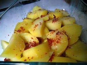 sundried salt seasoned potatoes