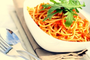 pasta with sundried tomato pesto