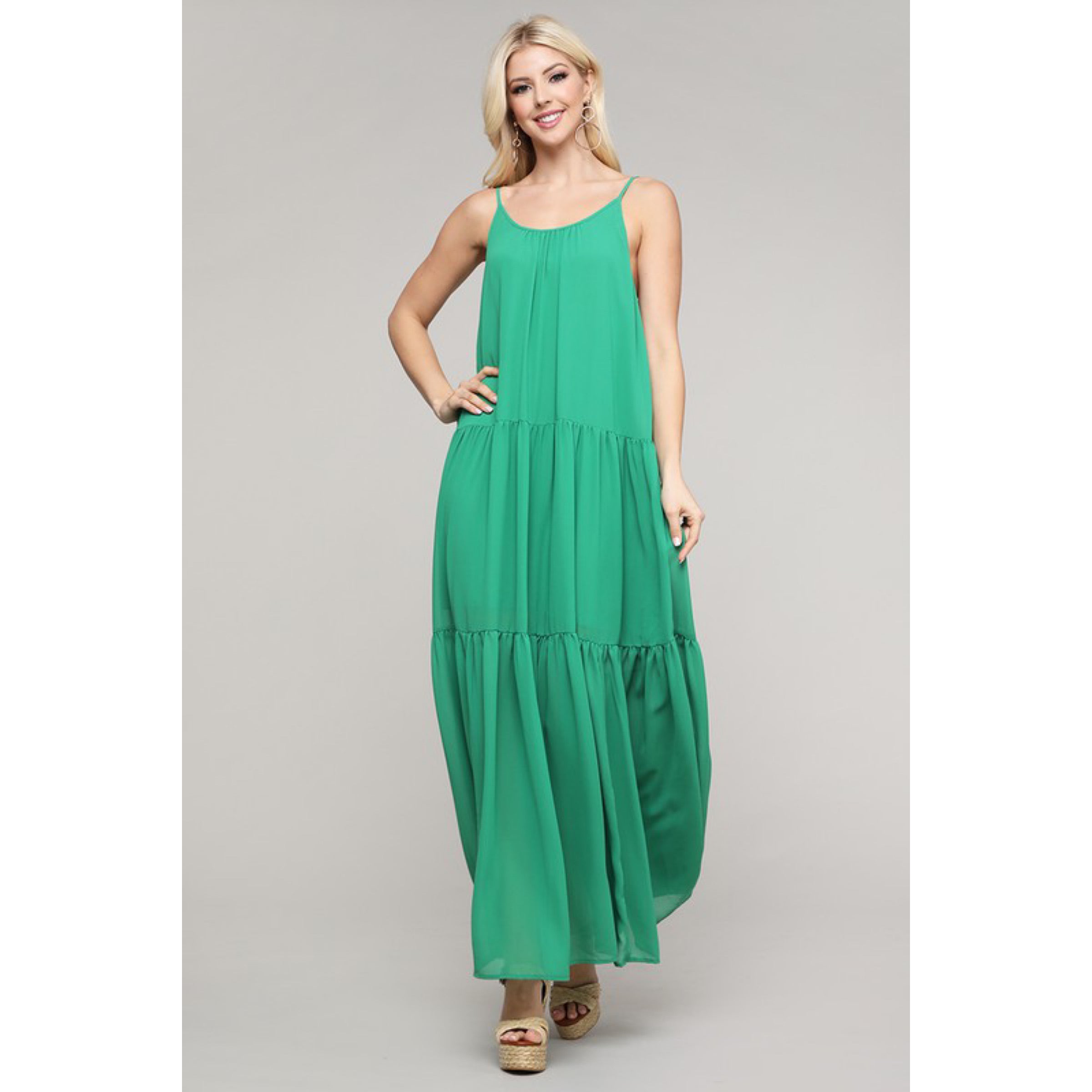 Maxi Dress - Kelly Green