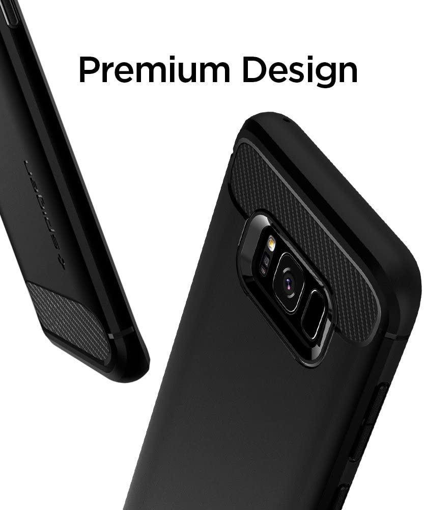 Spigen Rugged Armor Case for Galaxy S8  - Black