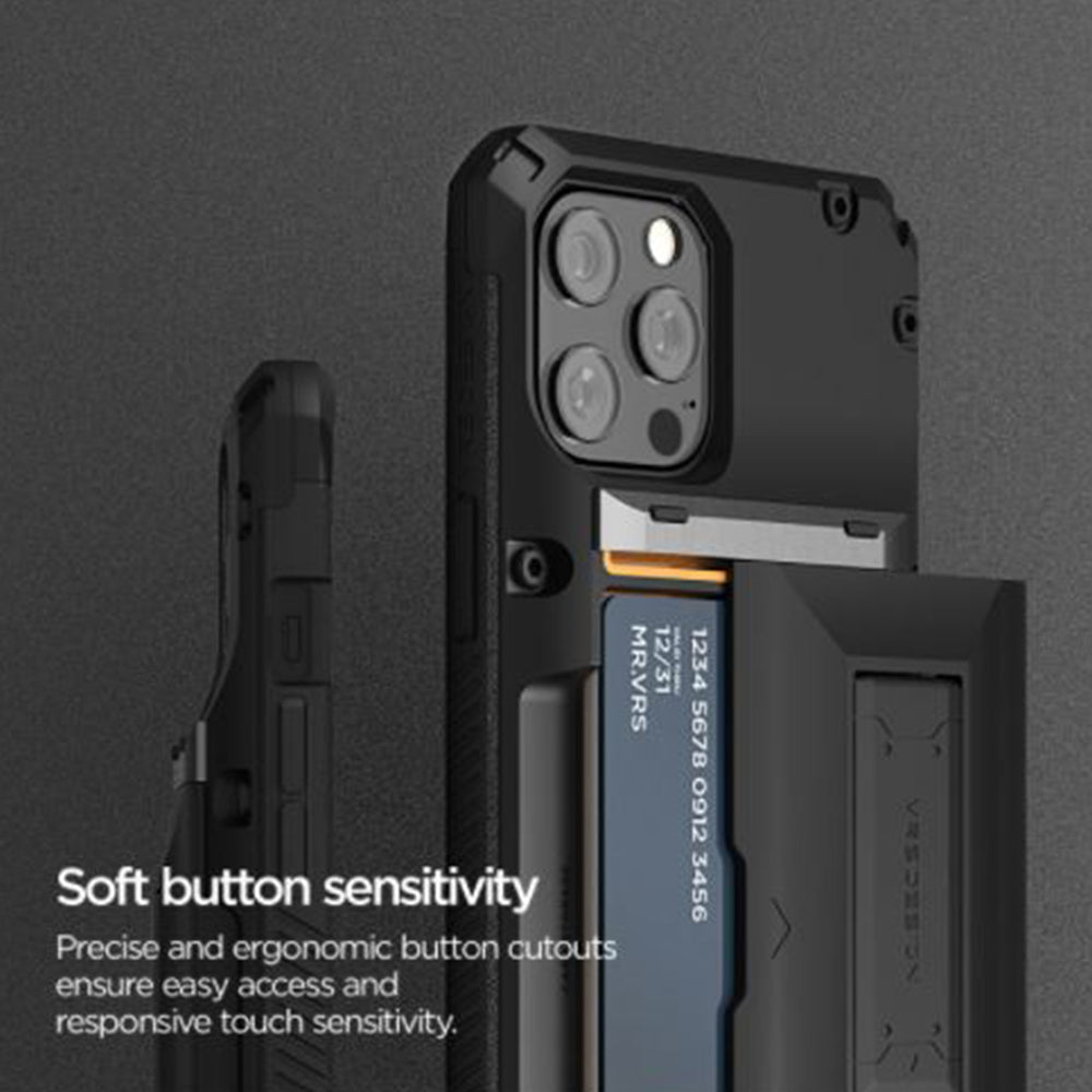 Case iPhone 12 Pro Max 12 Mini VRS Damda Glide Hybrid Card Slot Stand ...