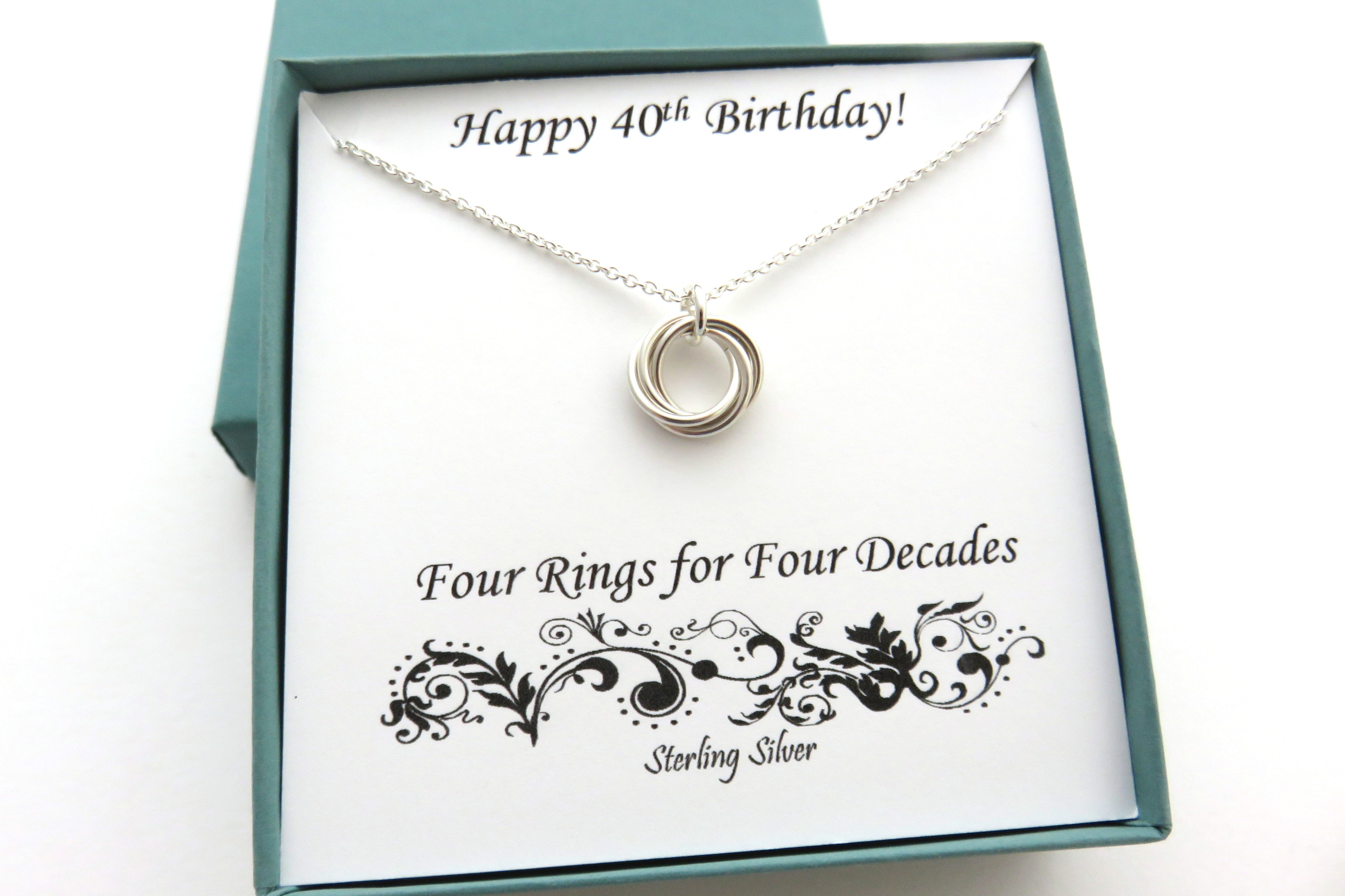 40th birthday jewelry ideas for wife