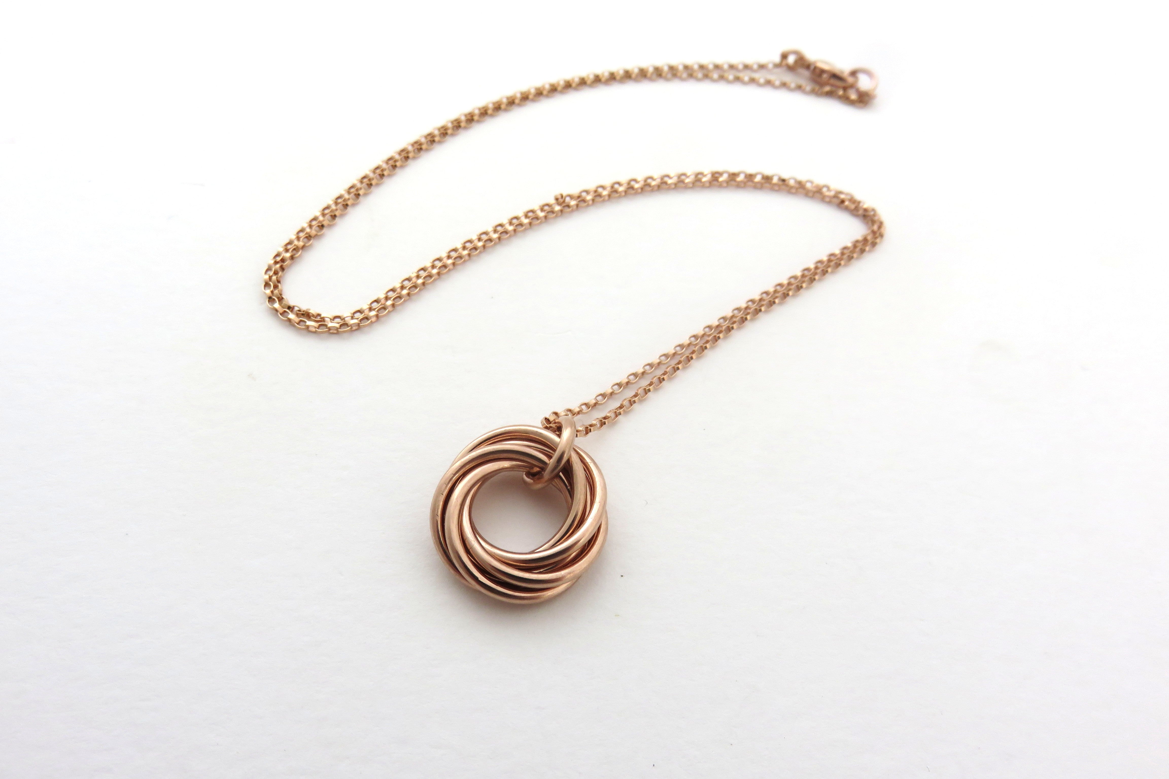 60th Birthday Gift for Women | Rose Gold Ring Necklace | 60th Birthday ...