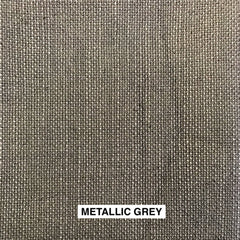 TEXTURED LINEN - METALLIC GREY