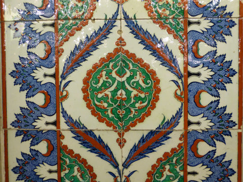 iznik tile panels of selimiye mosque