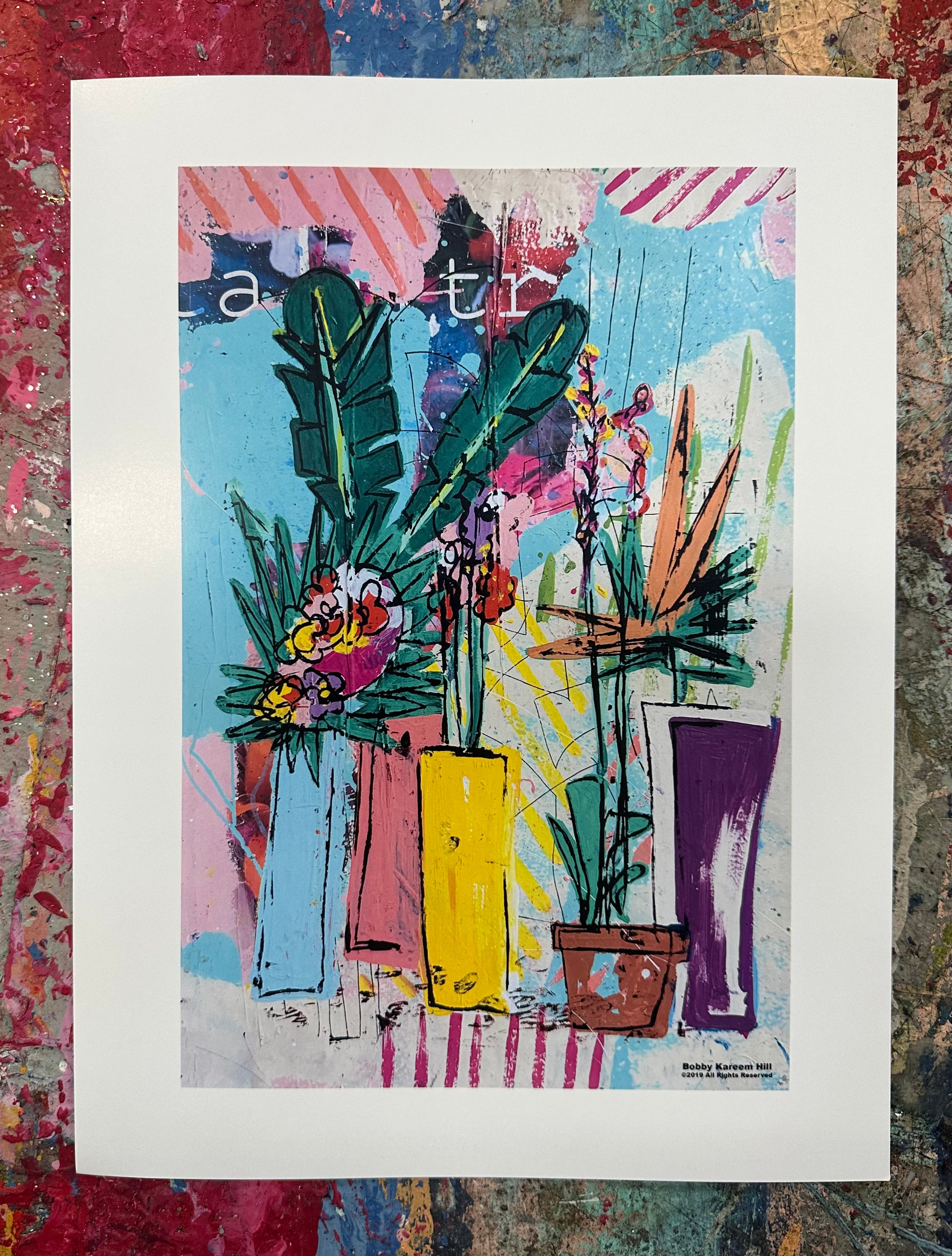 *New- Floral Still Life 1A- Poster Print