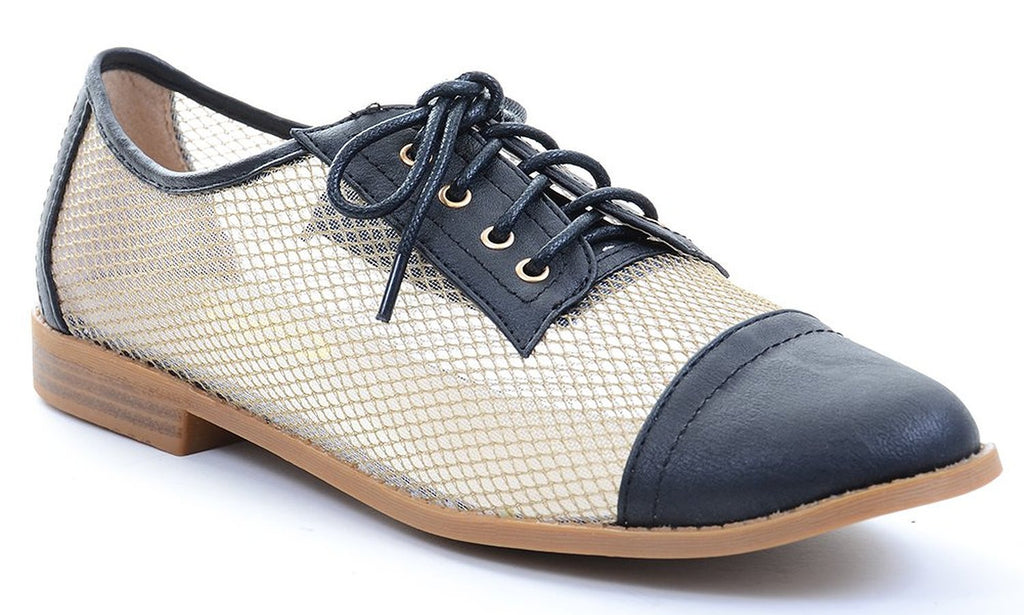 clear oxford shoes