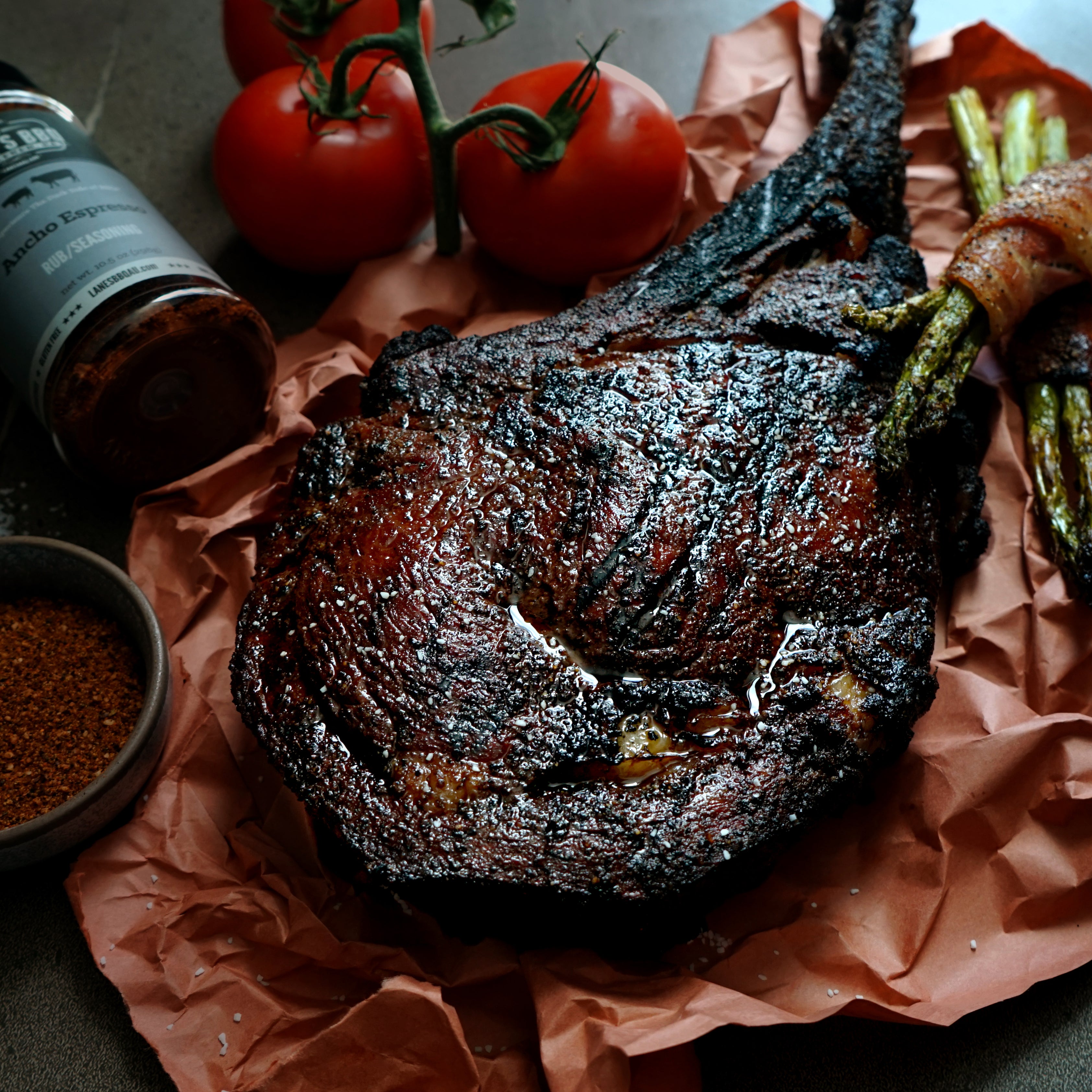 Reverse Sear Tomahawk Steak Lanes Bbq 