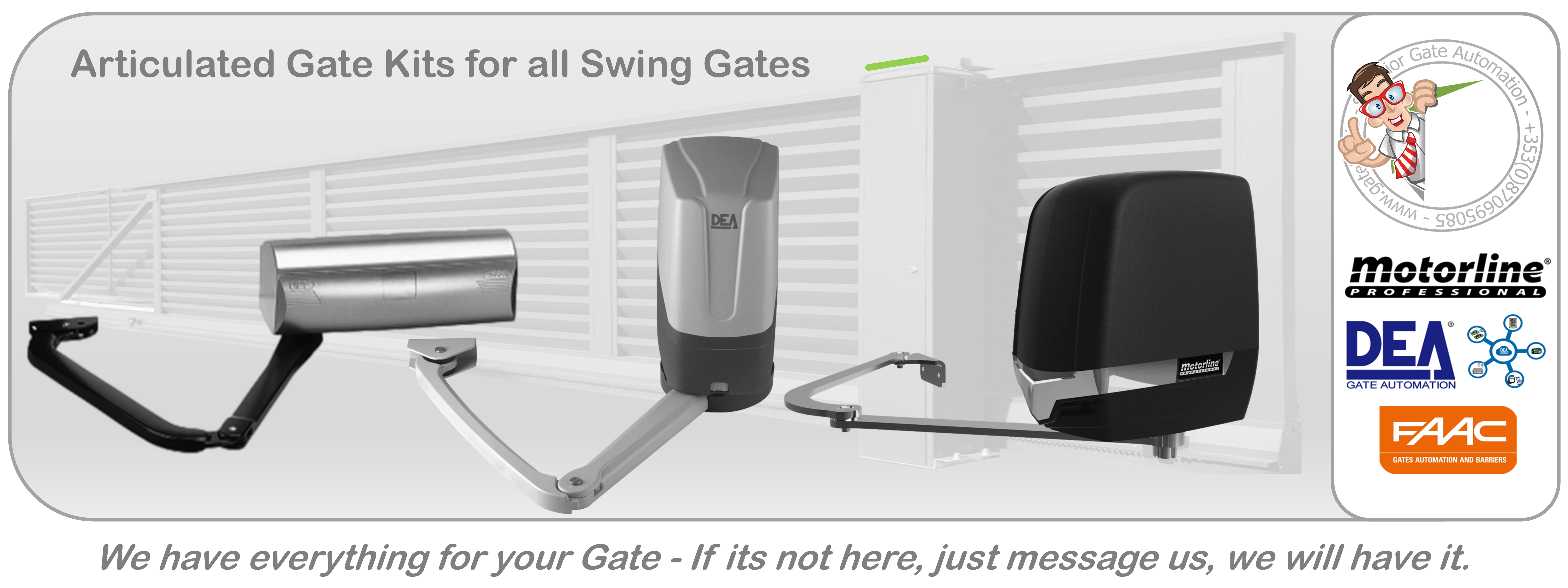 Swing gate automation - LIVI 502 - DEA SYSTEM