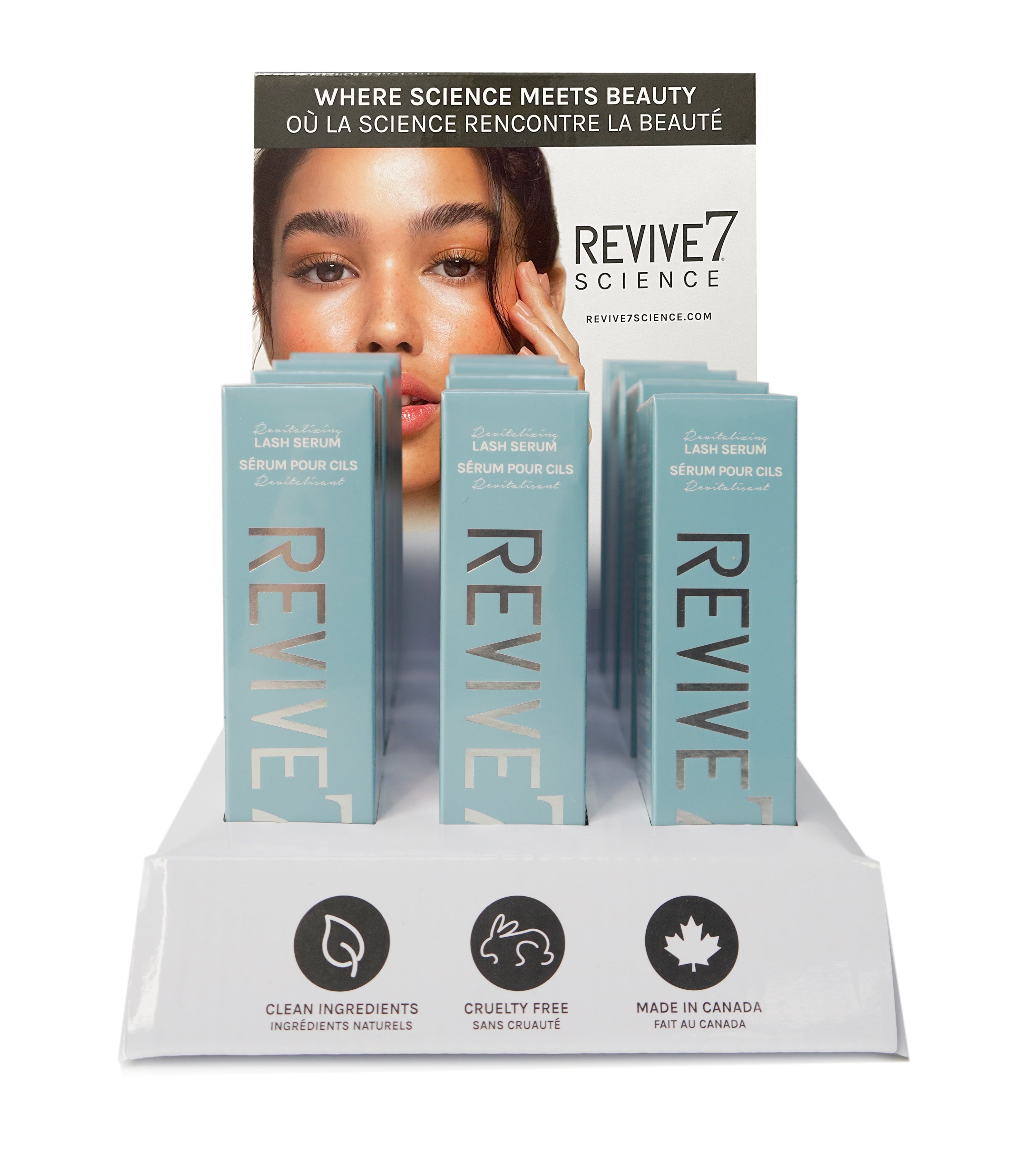 Revive7 Lash Serum – Display Stand & Marketing Material - LASHFOREVER CANADA product image