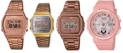 ▷ Todos diseños de Relojes Casio ✷ Oro Rosa disponibles – Emoddern