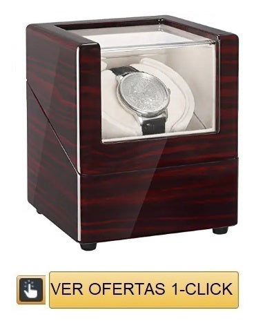 Estuche de reloj individual Retro para hombre caja de