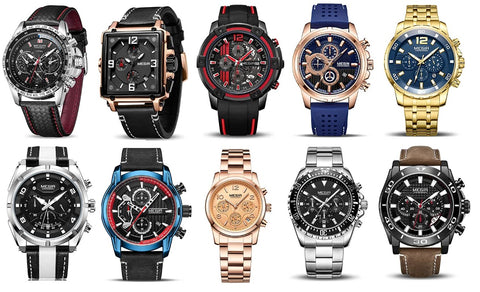 🥇 MEGIR WATCHES, discounts UP to 70 